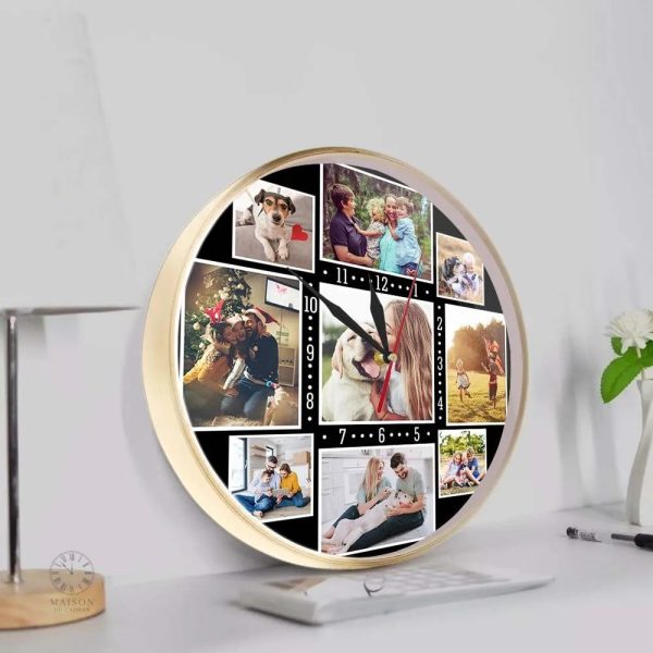 Horloge personnalisée à personnaliser avec vos inscriptions