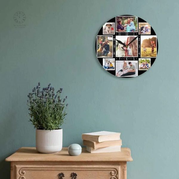 Horloge design personnalisable pour décorer votre intérieur