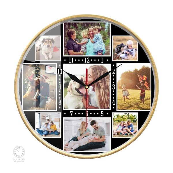 Horloge personnalisée, idéale pour célébrer un événement