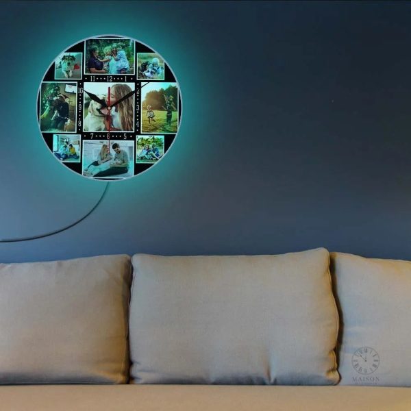 Horloge design personnalisée pour toutes les occasions