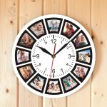 Horloge personnalisée avec photo unique