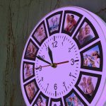 Horloge unique avec votre image pour un cadeau spécial