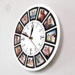 Horloge photo personnalisée pour un cadeau mémorable