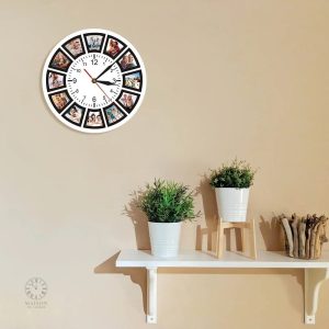 Horloge originale avec image personnelle intégrée