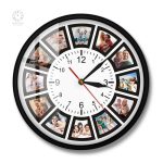 Horloge décorative personnalisée avec votre photo