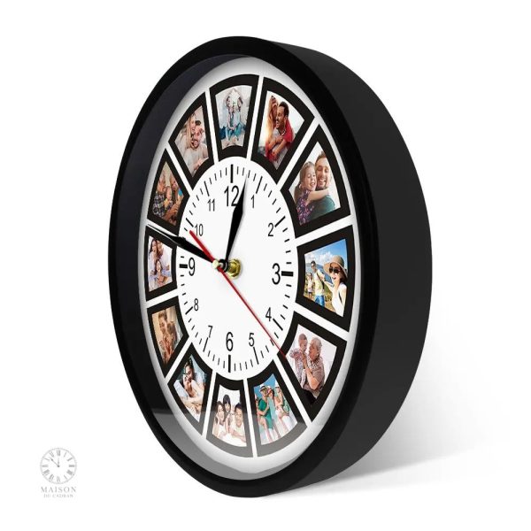 Horloge photo sur mesure pour décorer votre intérieur