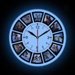 Horloge murale personnalisée avec image personnalisée