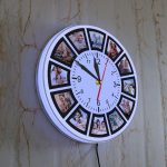 Horloge avec photo, un accessoire de décoration unique
