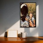 Horloge murale avec image personnalisée