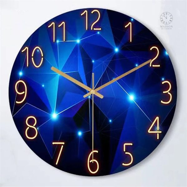 Horloge murale artistique pour ambiance chaleureuse