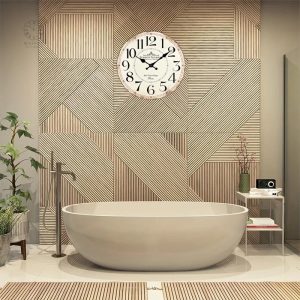Horloge rétro pour un style de cuisine classique