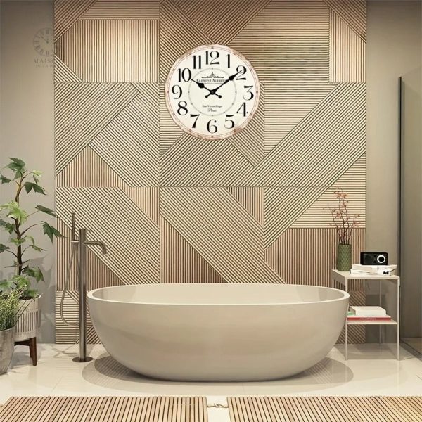 Horloge rétro pour un style de cuisine classique