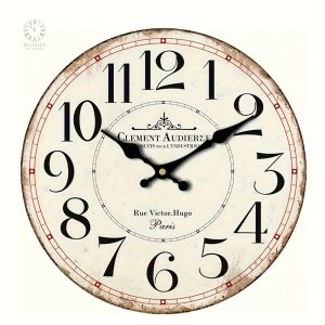 Horloge décorative pour une ambiance rustique en cuisine