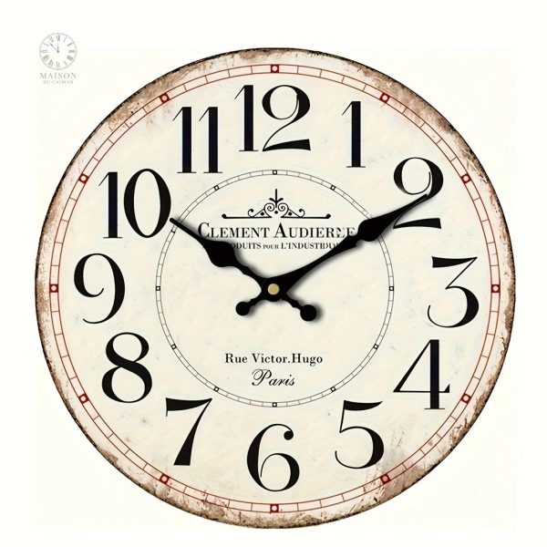 Horloge décorative pour une ambiance rustique en cuisine