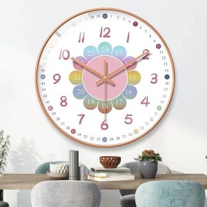 Horloge enfant avec chiffres faciles à lire