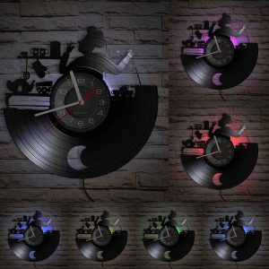 Horloge LED élégante pour salle à manger moderne