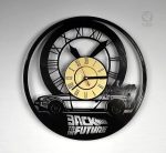Horloge Retour Vers Le Futur en noir