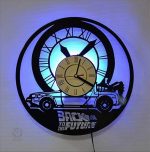 Accessoire horloge noir thème Retour Vers Le Futur