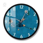 Horloge murale Ronaldo pour les fans de sport