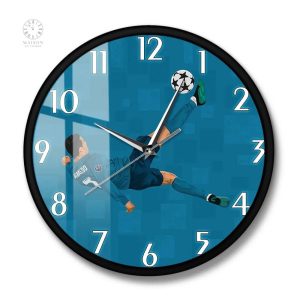 Horloge murale Ronaldo pour les fans de sport
