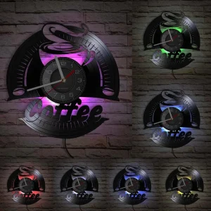 Horloge LED moderne pour salle à manger