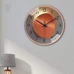 Horloge moderne pour salon au design élégant et contemporain