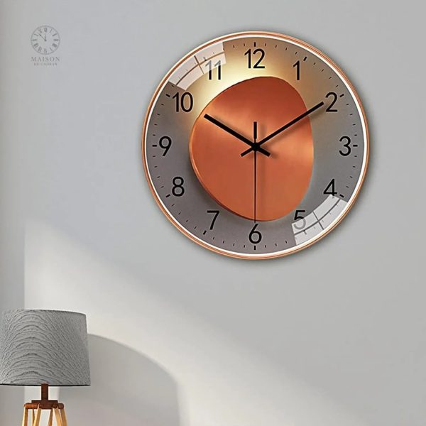horloge-salon-moderne-1 Horloge moderne pour salon au design élégant et contemporain