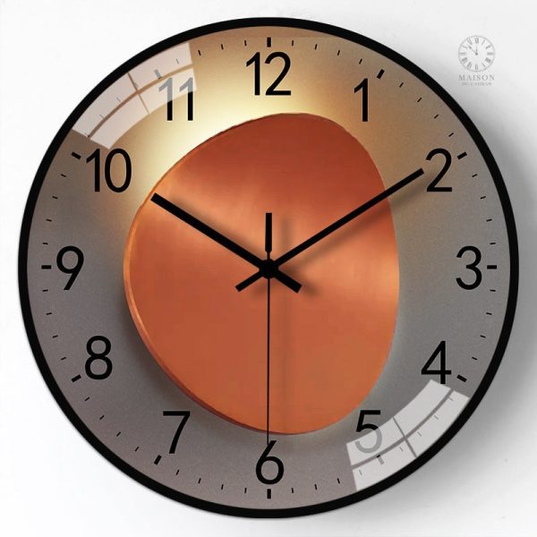 Horloge design pour intérieur, style moderne et épuré