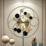 Horloge silencieuse murale décorative au design élégant