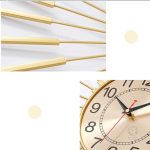 Accessoire déco luxe : horloge murale silencieuse