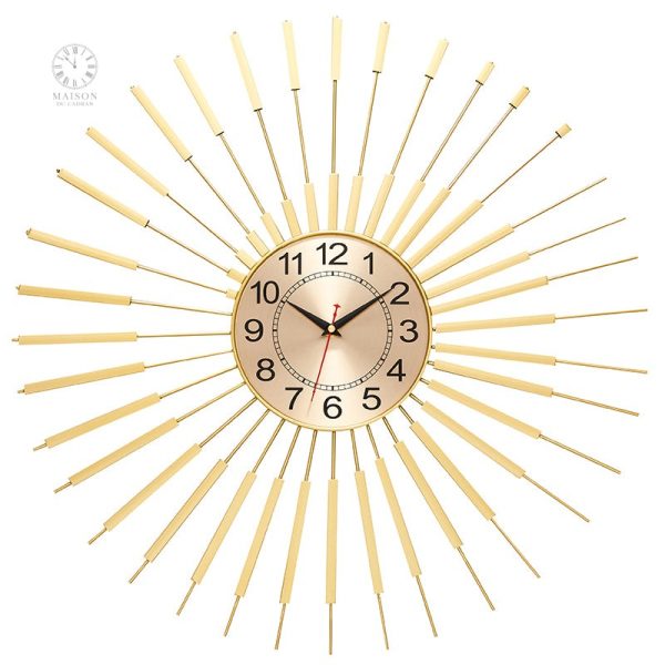 Élégante horloge silencieuse pour un intérieur apaisant