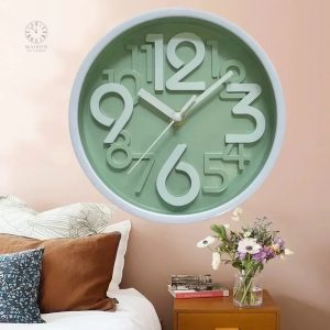 Horloge Simple Scandinave avec design épuré