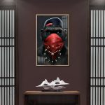 Horloge Singe design luxe murale
