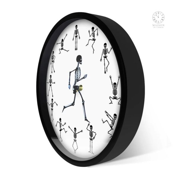 Horloge squelette décorative, ajout élégant à votre mur