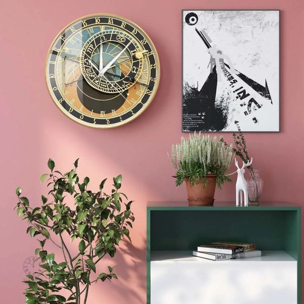 Horloge murale vintage inspirée du style Steampunk