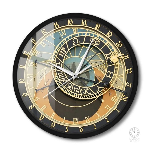 Horloge murale au style rétro et mécanique Steampunk