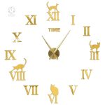 Horloge chat moderne pour ajouter une touche ludique à votre intérieur