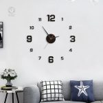 Horloge Sticker Mural moderne et décorative pour intérieur