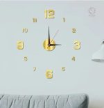 Horloge murale adhésive, ajout esthétique pour votre espace