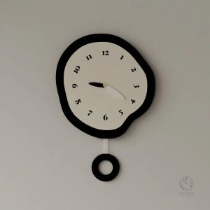 Horloge murale au style nordique minimaliste