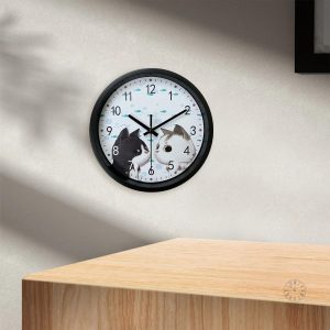 Horloge Tina et Masha pour enfants, design amusant et coloré