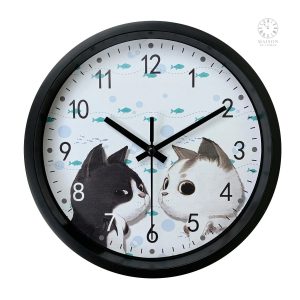 Accessoire décoratif pour chambre d'enfant, horloge Tina et Masha