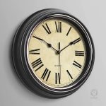 Horloge murale au design rustique, parfait pour cuisine