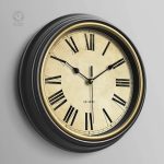 Horloge vintage au look nostalgique pour salon