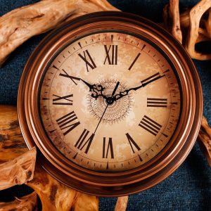 Horloge murale vintage des années 50, style rétro