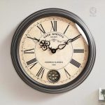 Horloge murale style vintage des années 60