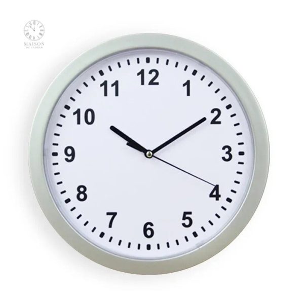 Horloge design années 70, décoration murale vintage