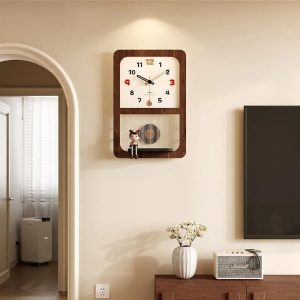 Horloge murale vintage au design classique