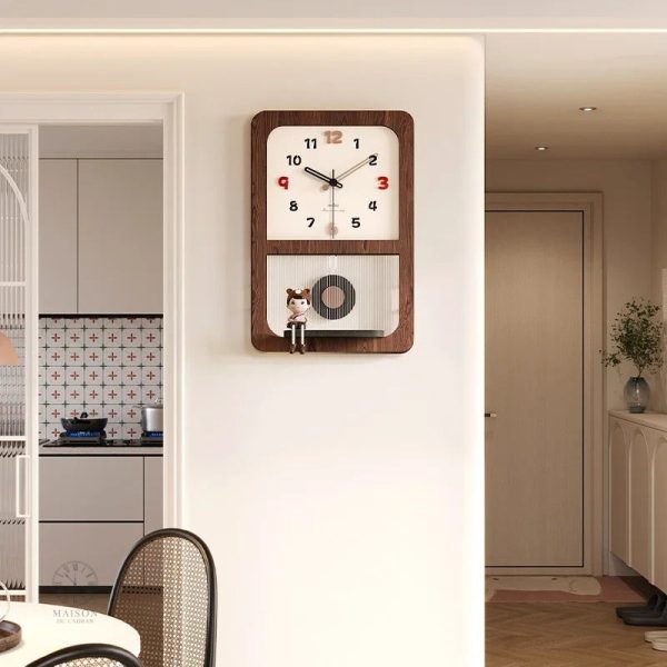 Horloge vintage pour décoration intérieure