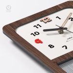 Horloge rétro avec chiffres romains
